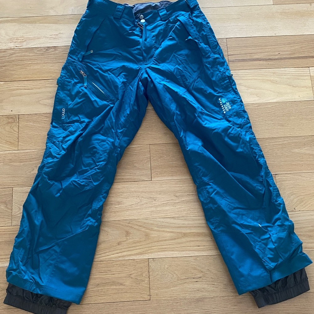Mountain Hardwear Snowboard/Ski Pants in Teal Blue